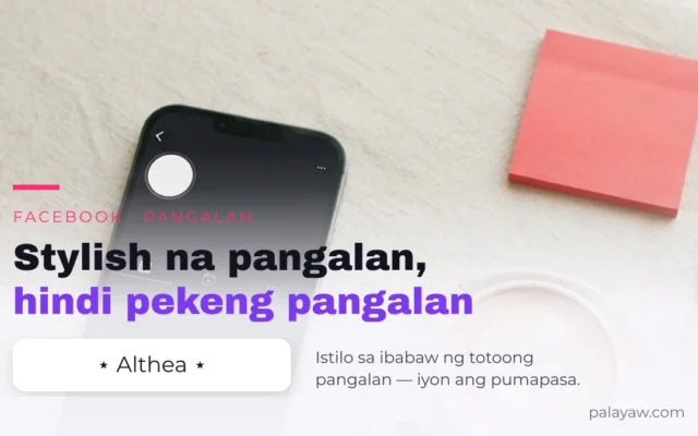 Facebook Stylish Name: 90+ Ideya at Simbolo (2026) — Palayaw