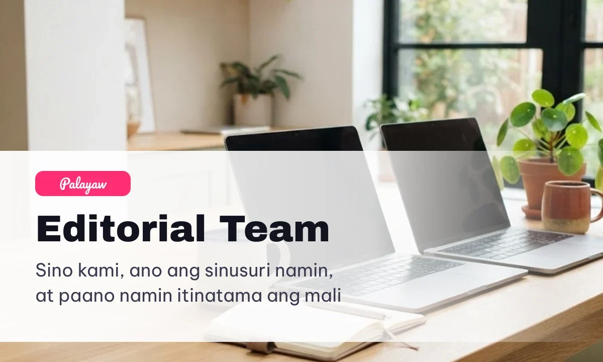 Palayaw Editorial Team: sino kami at ano ang sinusuri bago ilathala