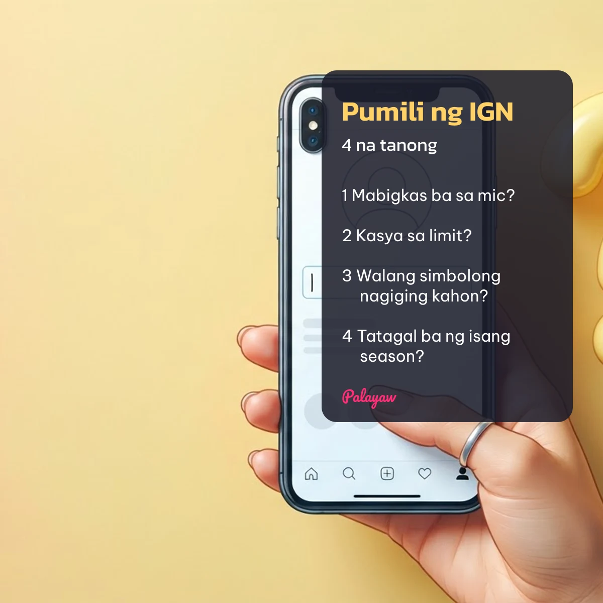 How to pick an IGN: four questions before you use a rename card